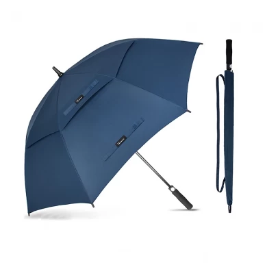 Double Layer Windproof Auto Open Golf umbrella