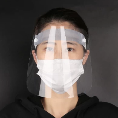 Elastyczna osłona twarzy Jednorazowa maska ​​PET na twarz