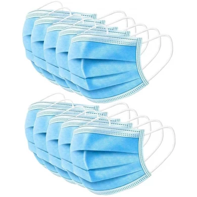 FDA CE Disposable Face Mask - 3Ply Masks with Comfortable Earloop