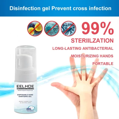 Factory  Gel  Hand Sanitizer Alcohol Hand Sanitizer Gel Antibacterial 30ml CE