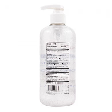 Hand Sanitizer Gel Antibacterial Alcohol Hand Sanitizer Gel Wash Disinfectant 75% Alcohol Gel  500ml factory