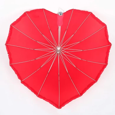 Heart Shaped Umbrella for Wedding
