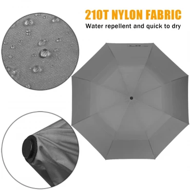 Высокое качество двойной навес ветрозащитный 2-кратный зонтик для мужской зонтик