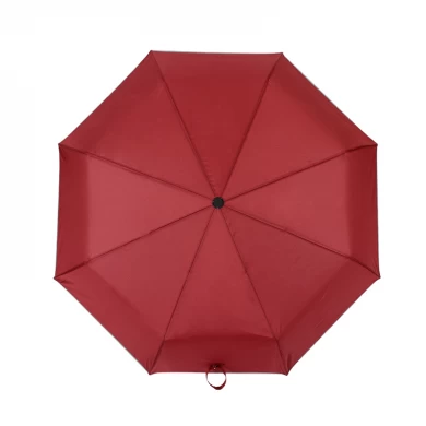Haute qualité cadeau d'affaires créatif LED auto ouvrir et fermer pliage parapluie pluie lampe de poche