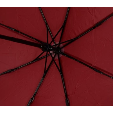 Hoogwaardige relatiegeschenk creatieve LED auto open en dicht opvouwbare zaklamp regen paraplu