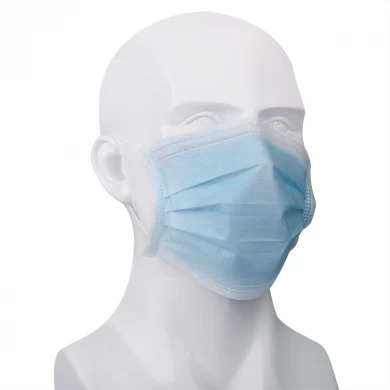 حار بيع محبوكة يمكن التخلص منها 3ply الطبية الجراحية أقنعة الوجه مع شهادة CE