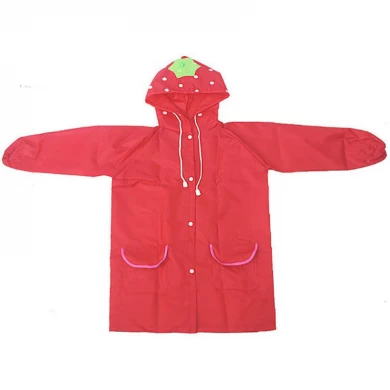 Japan style five colors EVA waterproof cute rain coats poncho for girls boys