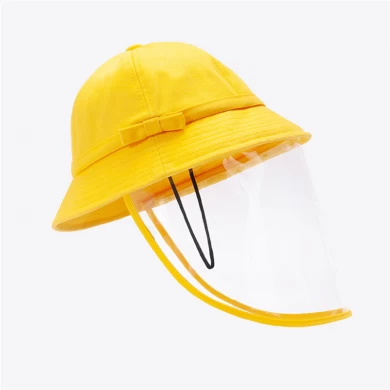 Kids protective hat face shield mask