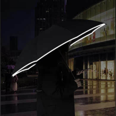 Lotus 2022 Inverted Reverse 3 Fold Automatic Umbrella With LED Light