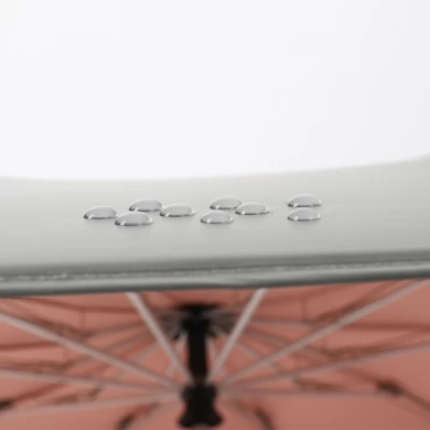 Lotus 2022 Titanium Silver Coating 3 Fold Inverted Reverse Automatic Umbrella With Reflective Stripe