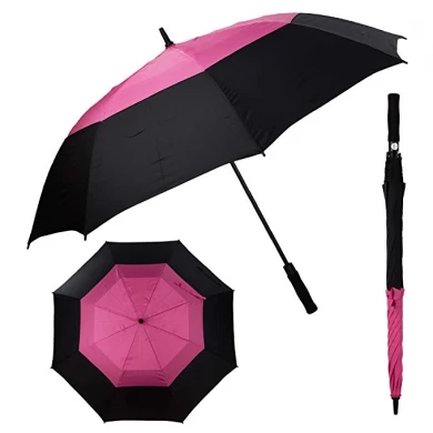 LotusUmbrella hoge kwaliteit groot formaat voor 2 persoons golfparaplu met dubbele luifel