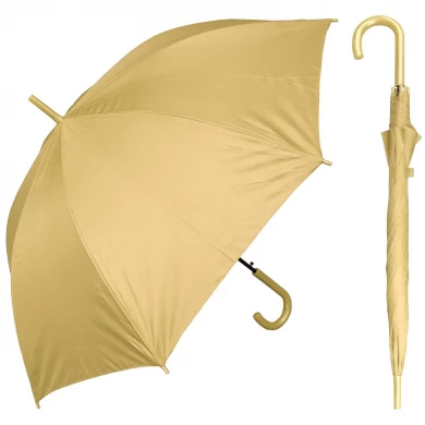 Match kleur stof en handvat Hoge kwaliteit Straight Handle Chinese paraplu Factory