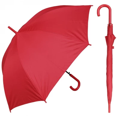 Matière de couleur assortie et poignée de haute qualité usine de parapluies chinois à poignée droite