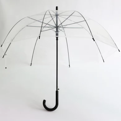 Material POE Umbrella Clear Pure Umbrella for Outdoor