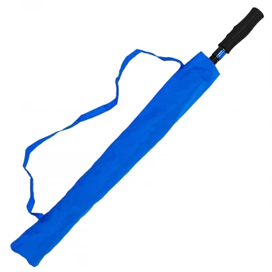 最も人気のある逆傘ゴムコーティングされた長いハンドル、逆さまのショルダーバッグ付き傘
