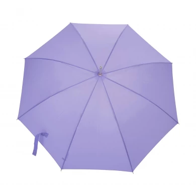 Nuevo artículo paraguas promocional de 23 pulgadas automático abierto a prueba de viento lluvia paraguas recto con impresión de logotipo