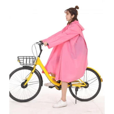 Outdoor waterdichte regenjas voor dames Lichtgewicht pakkenbare regenjas Poncho opvouwbare regenjas met capuchon voor motorfietsen waterdicht