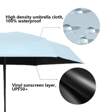 Pocket 5 Folding Sun Umbrella with Mini Case