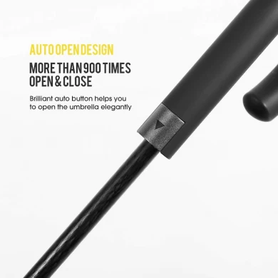 Рекламный большой британский трость, автоматический открытый крючок, ручка с прямым зонтом