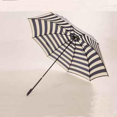 Rainproof Umbrella with Blue and White Stripe