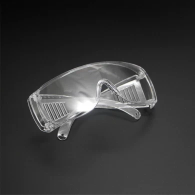 安全ゴーグル保護メガネ、スプラッシュシールド安全メガネインパクトゴーグル、ワイドビジョンクリアプラスチックゴーグル