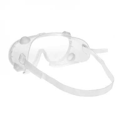 نظارات السلامة نظارات تنفيس تنفيس حماية العين مختبر واقية لمكافحة الغبار الضباب واضحة للمختبر الصناعي
