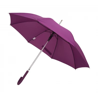 Shaoxing Factory Wholesale Good Quality Aluminum Shaft 8 Ribs Stick Umbrellas with J handle