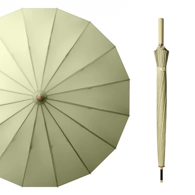 Straight Pongee Umbrella