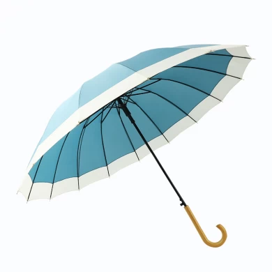 Straight Sun Umbrella with Logo Prints