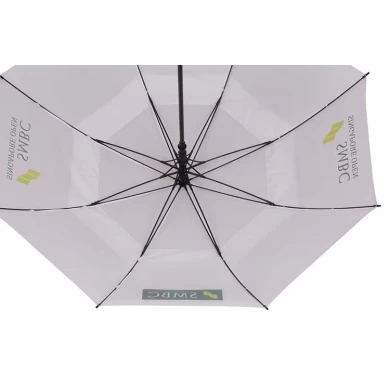 강력한 높은 품질 Windproof 유리 섬유 프레임 골프 중국 공장 우산