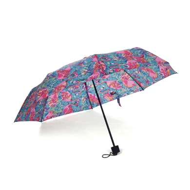 Super mini promoción, publicidad personalizada, protector solar, impresión 3 veces, paraguas