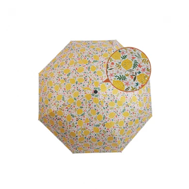 Tiny Portable Folding Rain Umbrella with Custom Design