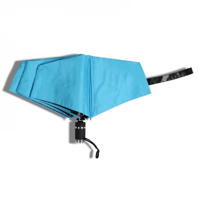 최고 품질 Small190T 명주 패브릭 자외선 방지 간편한 자동 열리고 접을 수있는 프로모션 우산