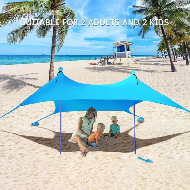 UV 50+ Stretch Beach Sun Shade Tent