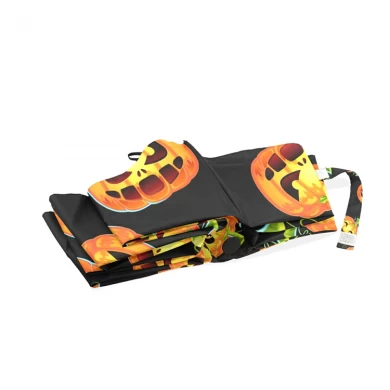 UV Protection Pumpkin Umbrella with Halloween Printing