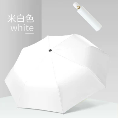 Wholesale Custom auto open 3 fold umbrella with logo print Uv protection coating umbrella  factory