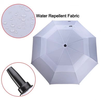 긴 손잡이와 도매 대형 자동 열기 스트레이트 windproof 캐노피 골프 우산