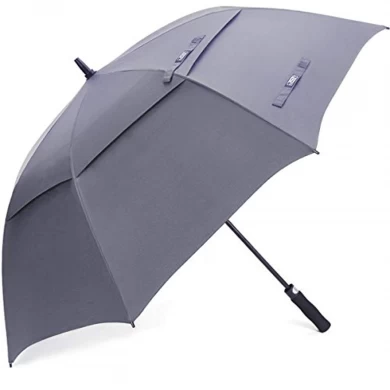Windproof Waterproof Customized Golf Umbrella with Logo Printing