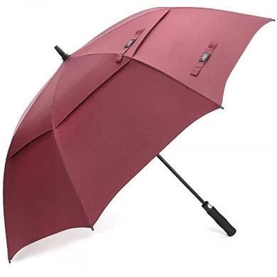 Windproof Waterproof Customized Golf Umbrella with Logo Printing