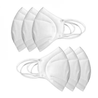 máscara desechable anti virus no tejida kn95 blanca con CE