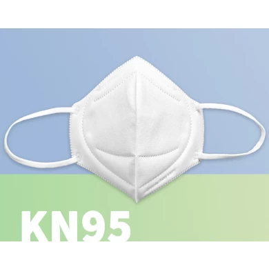 máscara desechable anti virus no tejida kn95 blanca con CE