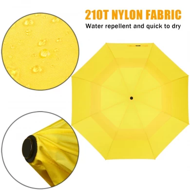 niestandardowe logo parasol automatyczne otwieranie ręczne zamykanie 2 składany parasol golfowy