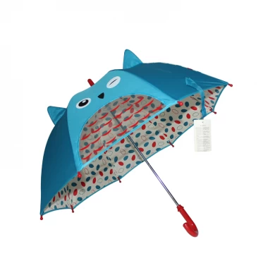 schattige cartoon kind paraplu