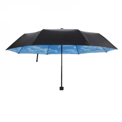 수동 개방형 세 배 우산