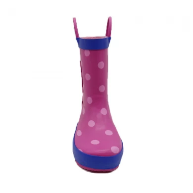 newest design Waterproof beautiful cartoon print Rubber Rain Boots