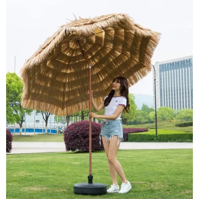 straw umbrella