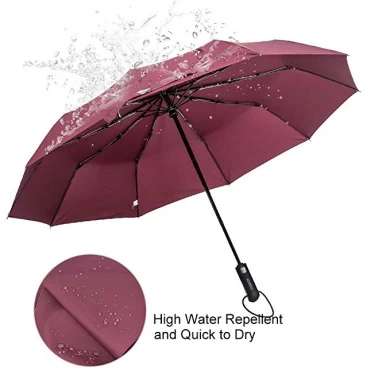 비와 태양 우산을위한 최상 자동 열려있는 자동 마지막 접히는 우산 그리고 방풍 우산 판매
