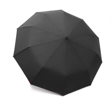 vente en gros 3 auto pliantes ouvrir et fermer promotion parapluie personnalisé logo imprimé parapluies pliables