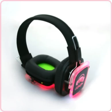 RF-309 te kopen silent disco hoofdtelefoon stille DJ hoofdtelefoon met LED-verlichting