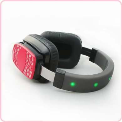 precio de auriculares-609 RF (Negro) Parte silencioso con luces LED sorprendentes